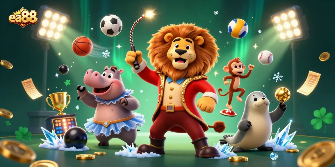 Engage in exhilarating gameplay with ea88 featuring a circus theme packed with sports elements.