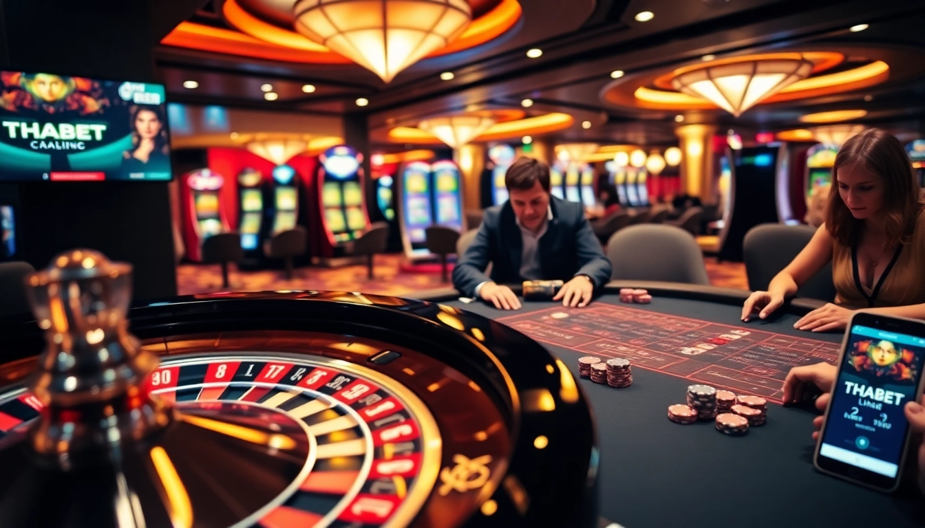 Engage with thrilling gameplay at THABET link, a premier online casino platform.