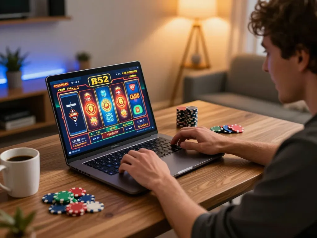 Các người chơi CLB B52 tận hưởng phiên chơi game trực tuyến sôi động trong một bầu không khí hấp dẫn.
