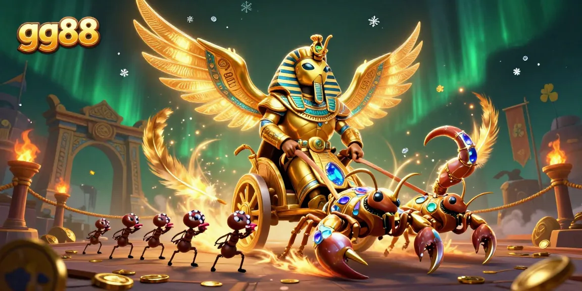 Spin and win with gg88 in a vibrant online casino scene featuring cartoon characters.