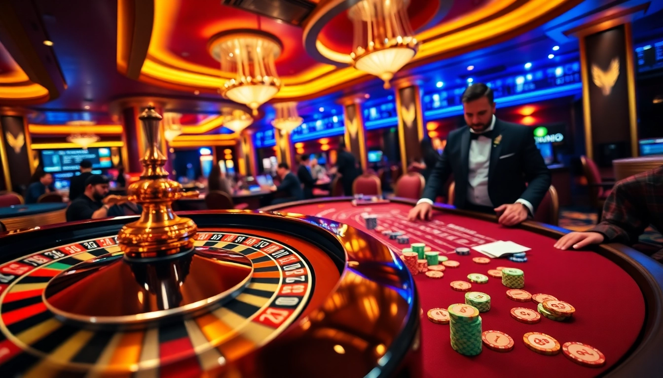 Experience the excitement of gambling at F168 with vibrant casino tables and thrilling games.